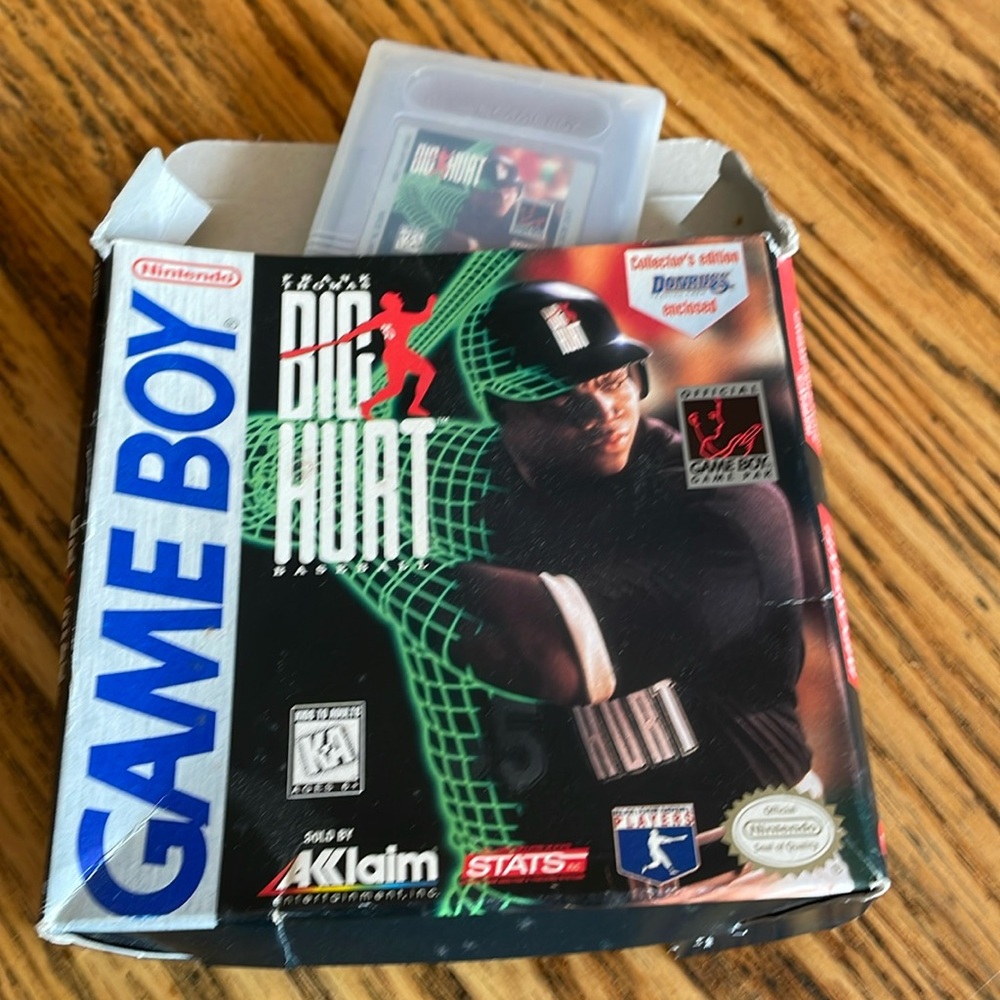Nintendo Game Boy game Big Hurt Baseball